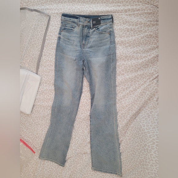 BNWT Express 90s Boot cut High Rise Jean size 0 Regular - Picture 2 of 5